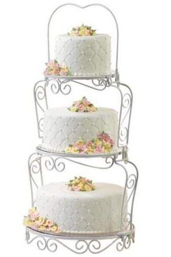 3 tier wedding cake holder