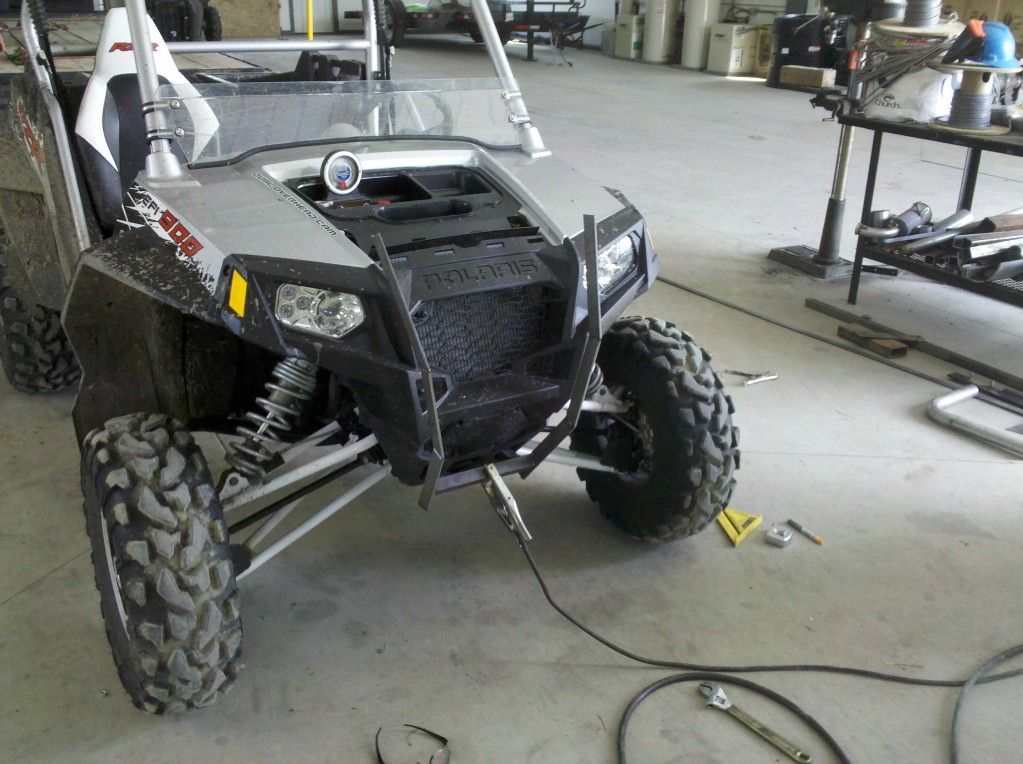 Newby Newby Rzr Owner Building His Own Bumper Scared2