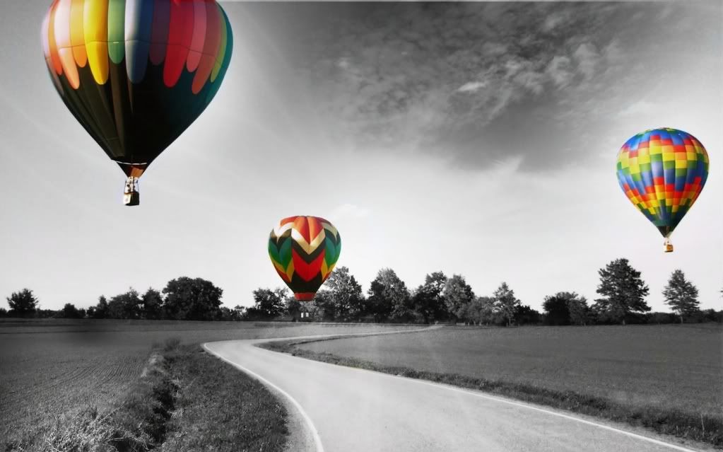 rainbow hot air balloons Pictures, Images and Photos