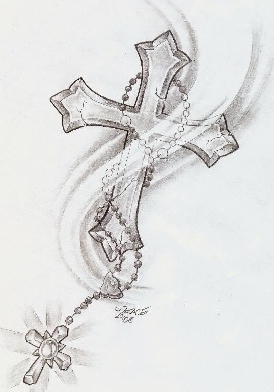 rosary tattoo designs. rosaries tattoo designs.