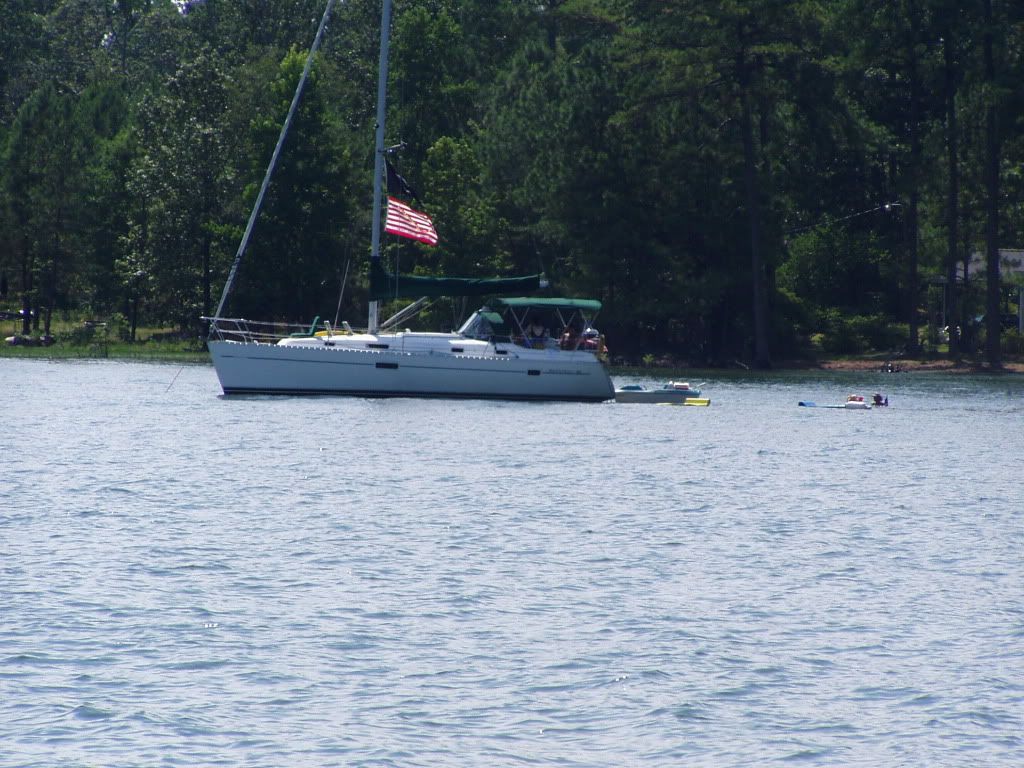 Boat on Lake Murray