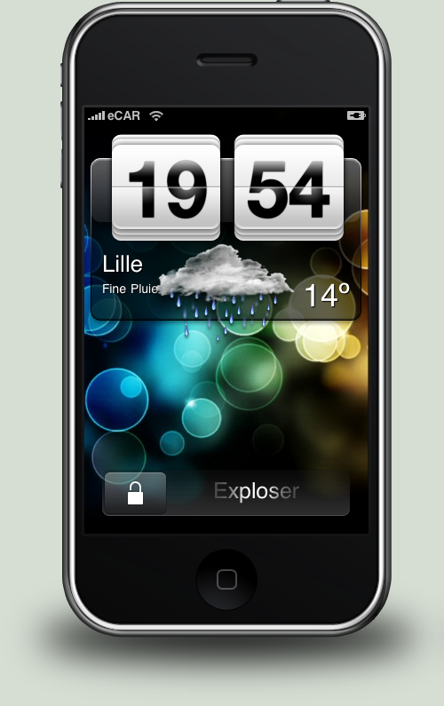 Tema [Widget LockScreen] Elegante Widget Estilo Android para tu iPhone/iPod 