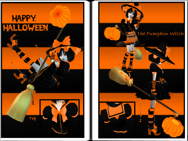 pumpkin witch top