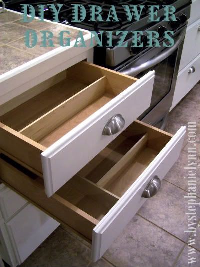 Do It Yourself Drawer Organizers Diy Kitchen Organization