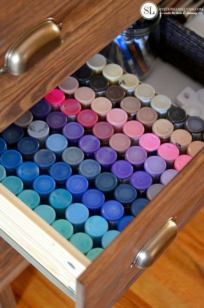 Acrylic Paint Storage #michaelsmakers 