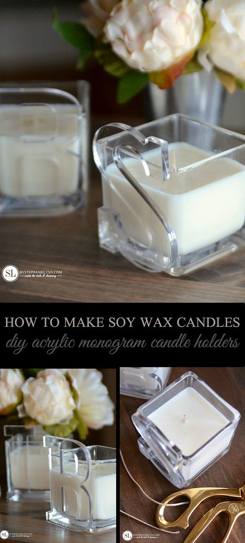 Make Easy Soy Wax Candles | DIY Personalized Candle Holders #michaelsmakers 