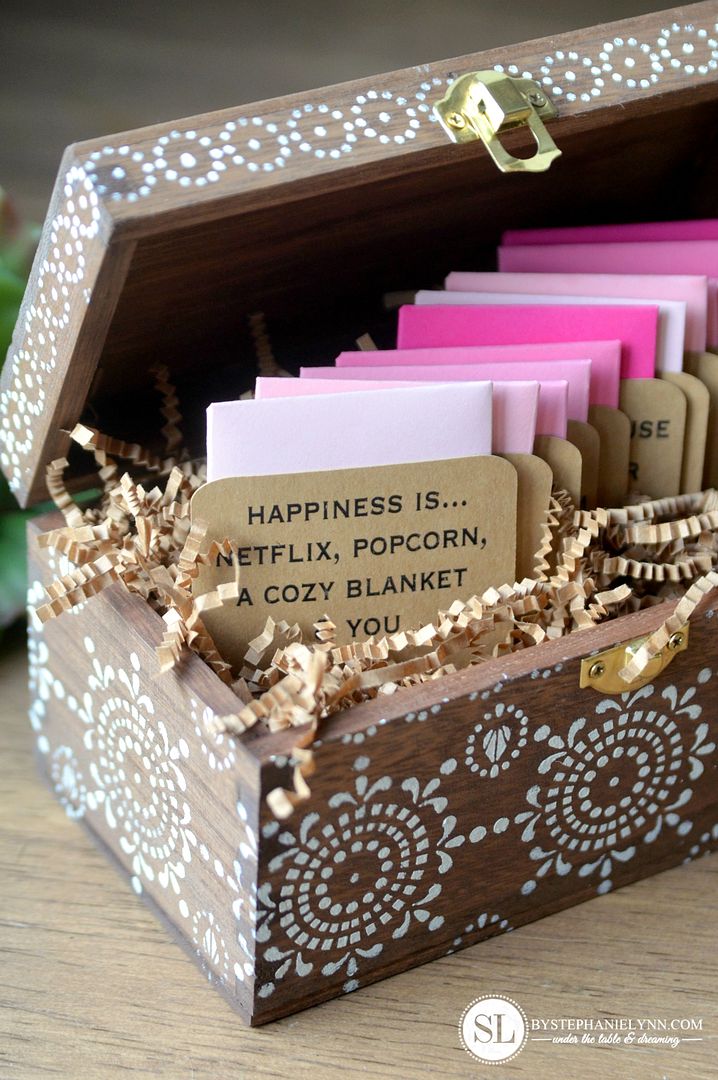 Date Night Gift Card Box | 12 pre-planned date ideas for ...