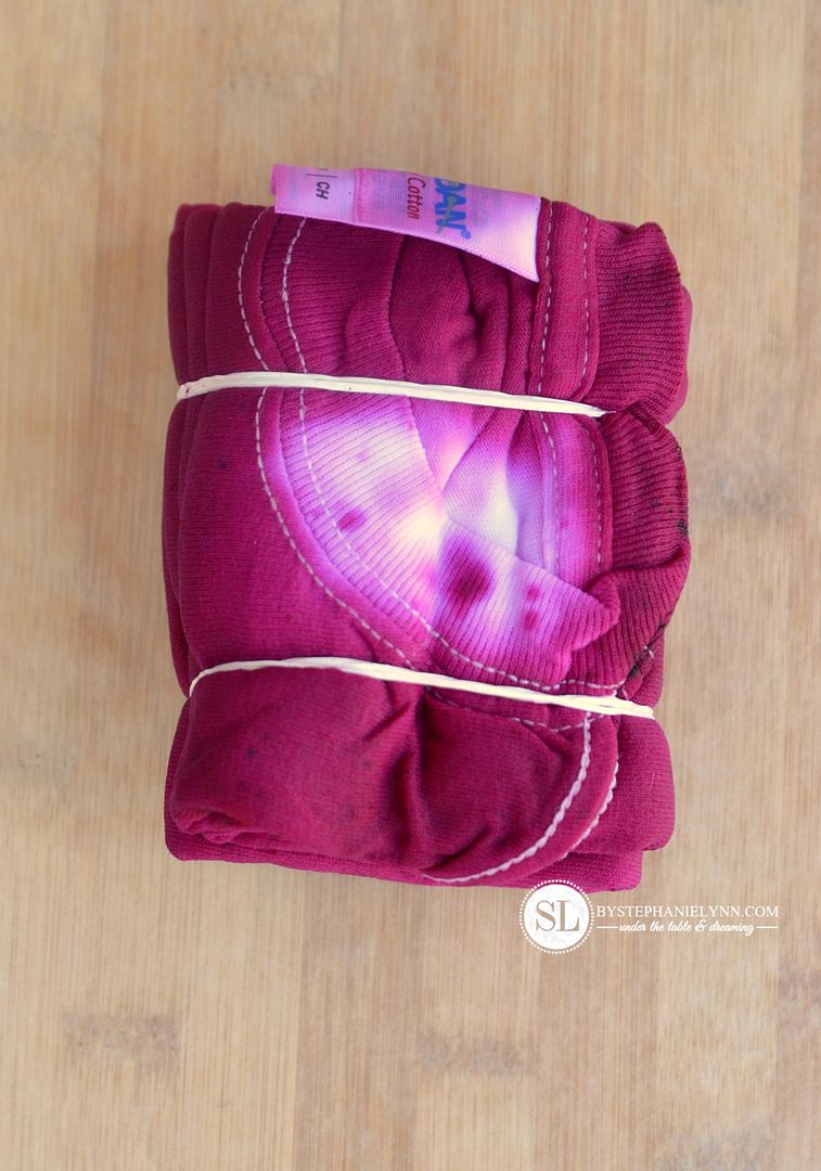Accordion Block Tie Dye Design
