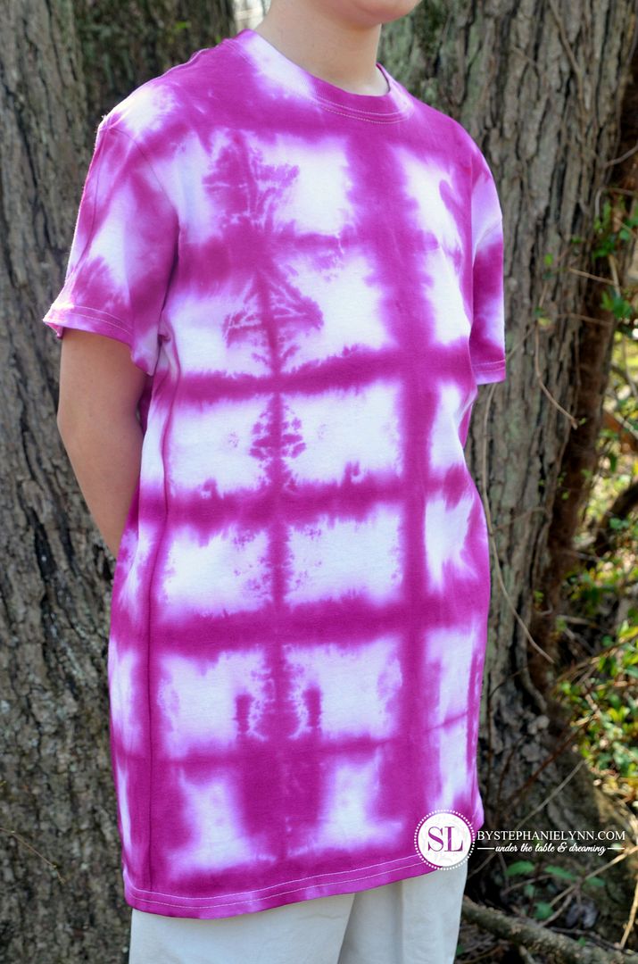 Accordion Block Tye Dye Pattern