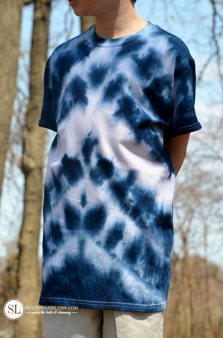 How to Tie Dye An Inverted V