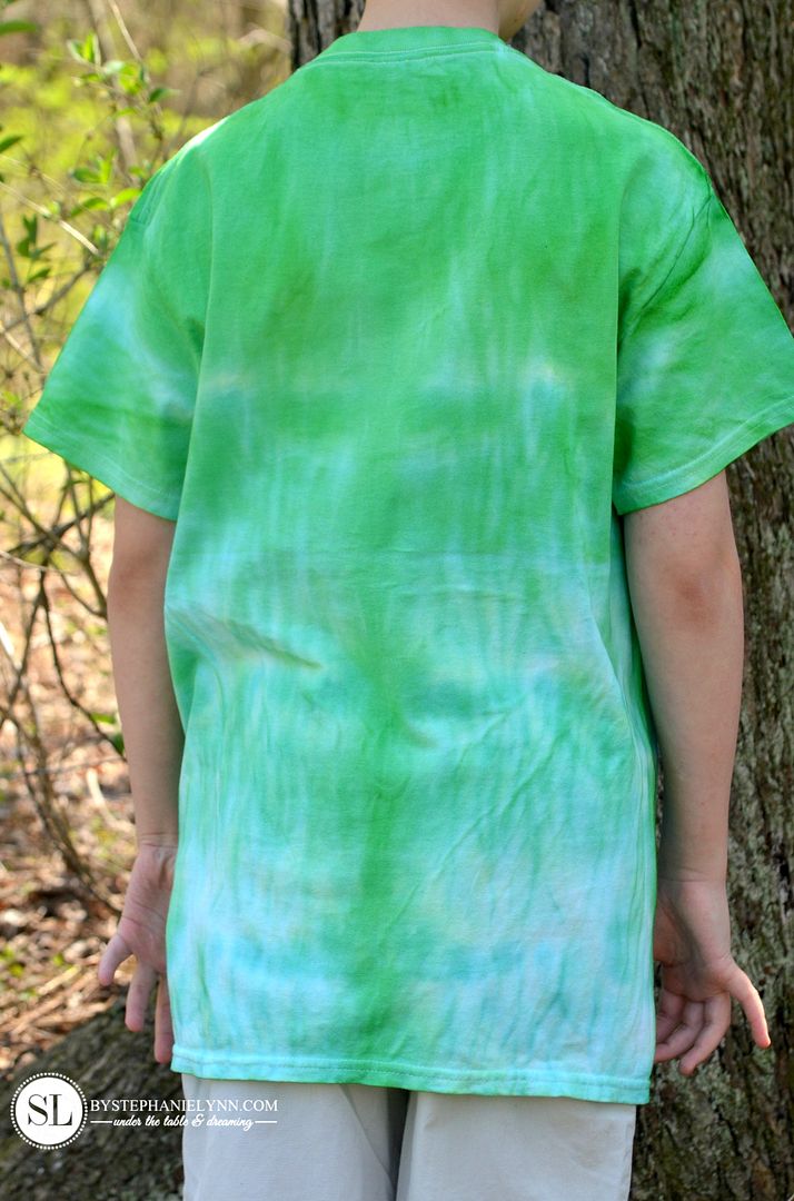Tube Scrunch Tie Dye Pattern