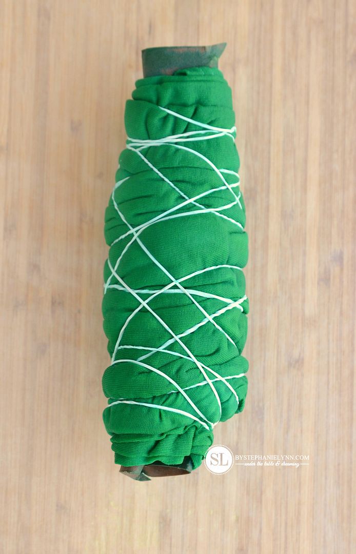 Tube Scrunch Tie Dye Technique