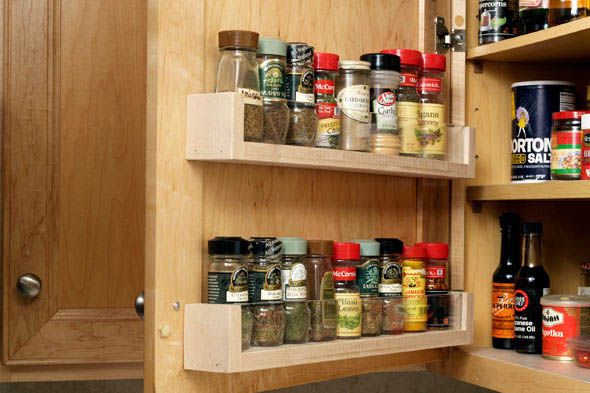 Back Of Door Diy Spice Rack