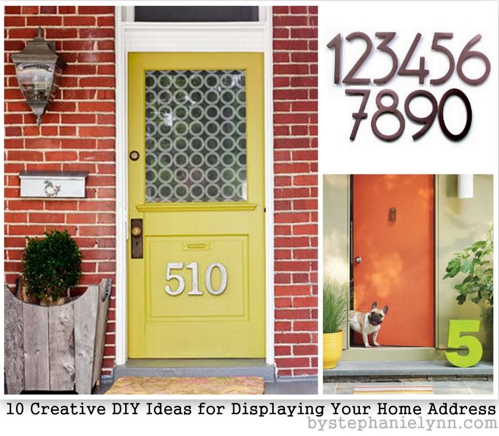 Creative Ideas For Displaying Your Home Address DIY House