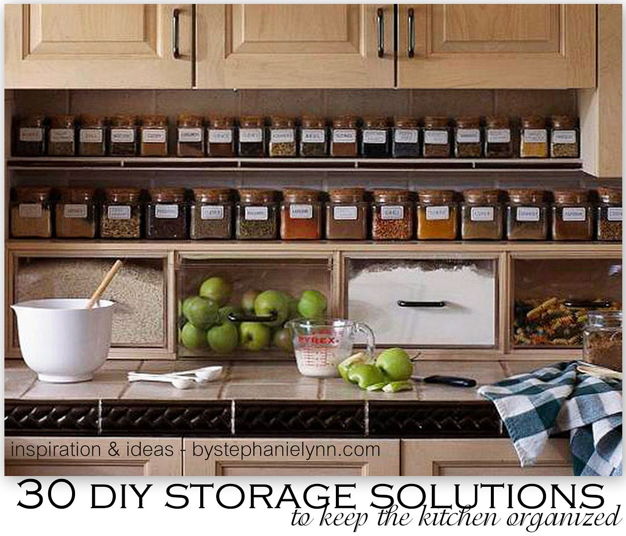 30 DIY Storage Solutions To Keep The Kitchen Organized Saturday