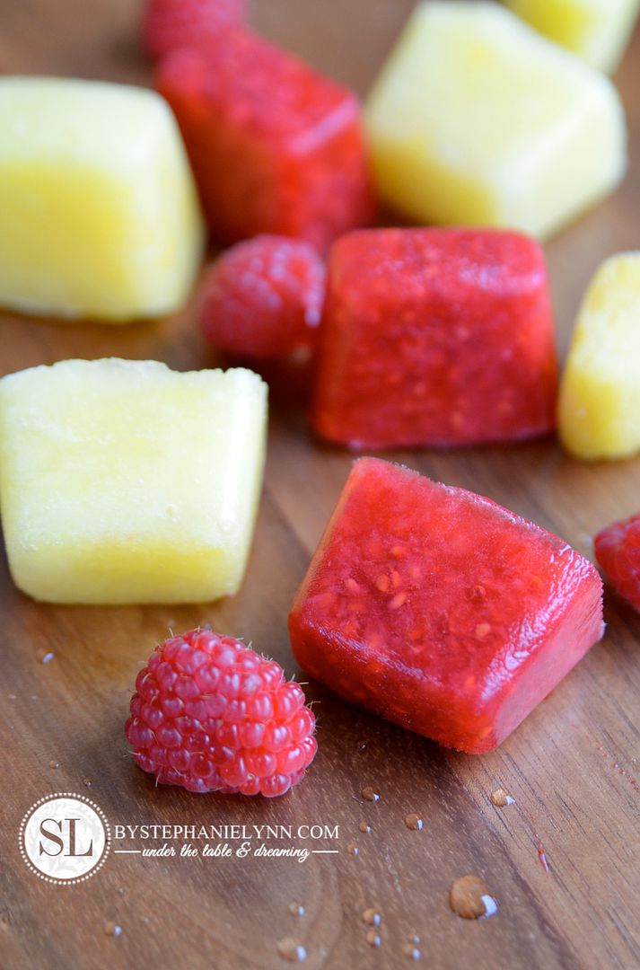 Flavored Ice Cubes for Infused Water