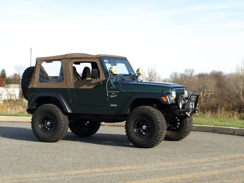 Jeep tj 4 inch lift 33 inch tires #2