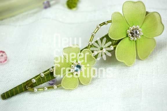 hairclip - Handmade flowers