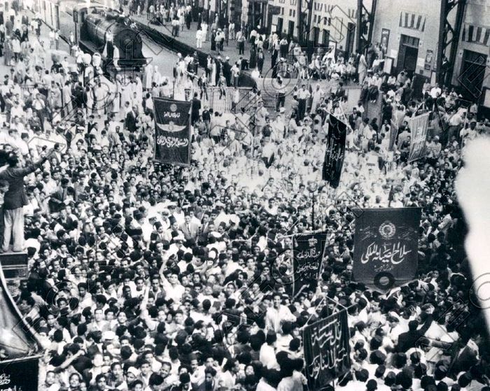 Демонстрация в Каире осенью 1951 года