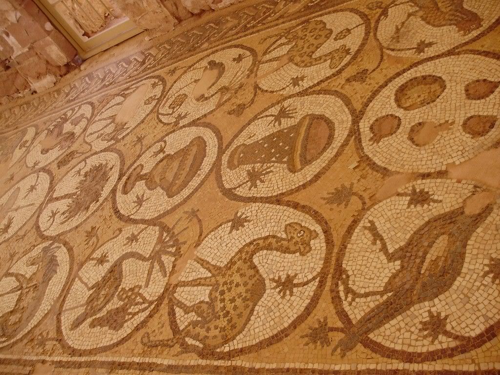 Мозаика в церкви - лучшая в Южной Иордании