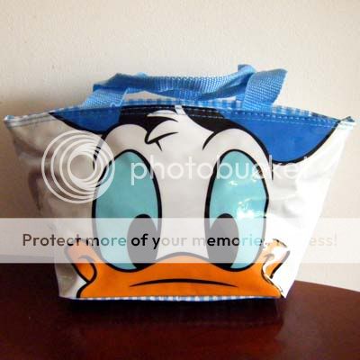 Disney Donald Duck Carry Bag Lunch Bag Tote Bag Handbag