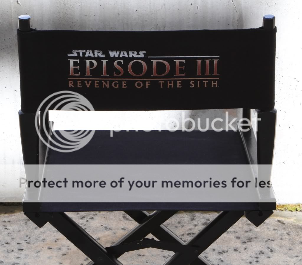 RARE Star Wars Episode III Directors Chair