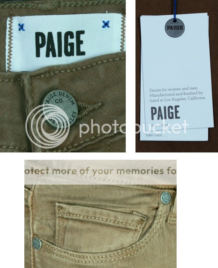 179 NWT PAIGE DENIM JEANS VERDUGO LEGGINGS SKINNY MARVEL 2012 SZ 24 