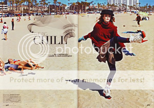 The Big Chill - Elle Magazine Dec 2009