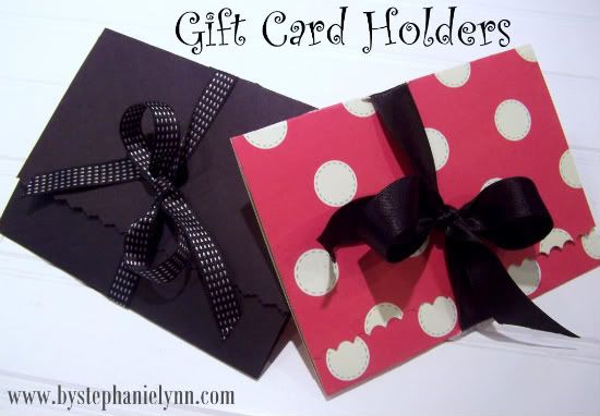 Easy to Make Gift Card Holders & A Scotch Double-Sided Tape Giveaway