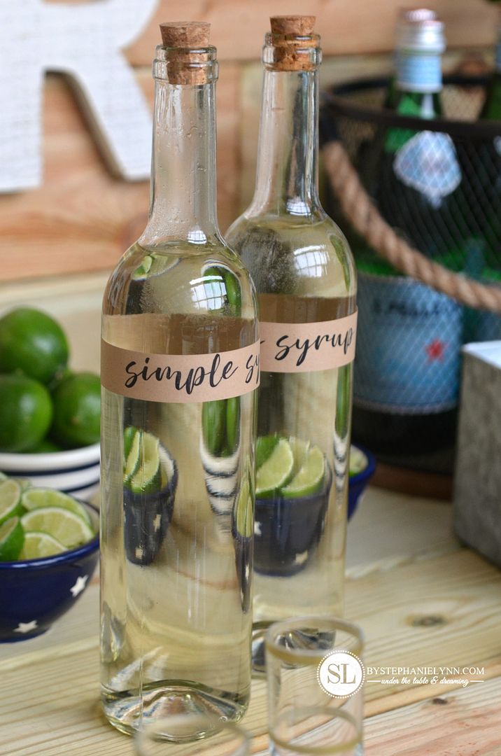 Bottled Homemade Simple Syrup #michaelsmakers 