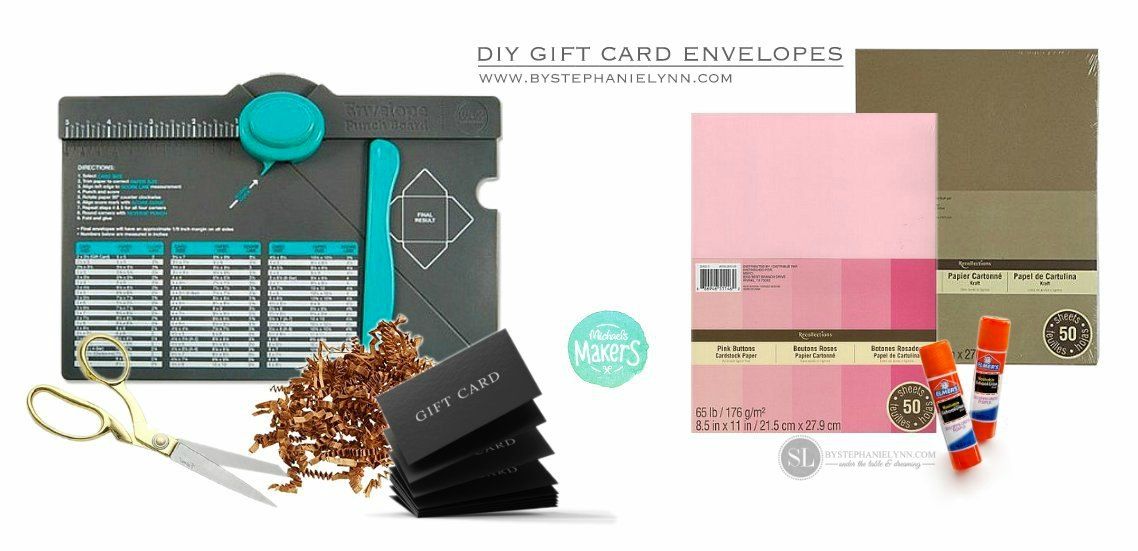 DIY Gift Card Envelopes #michaelsmakers 