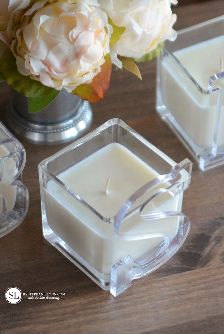 DIY Soy Candles Monogram Candle Holders #michaelsmakers 