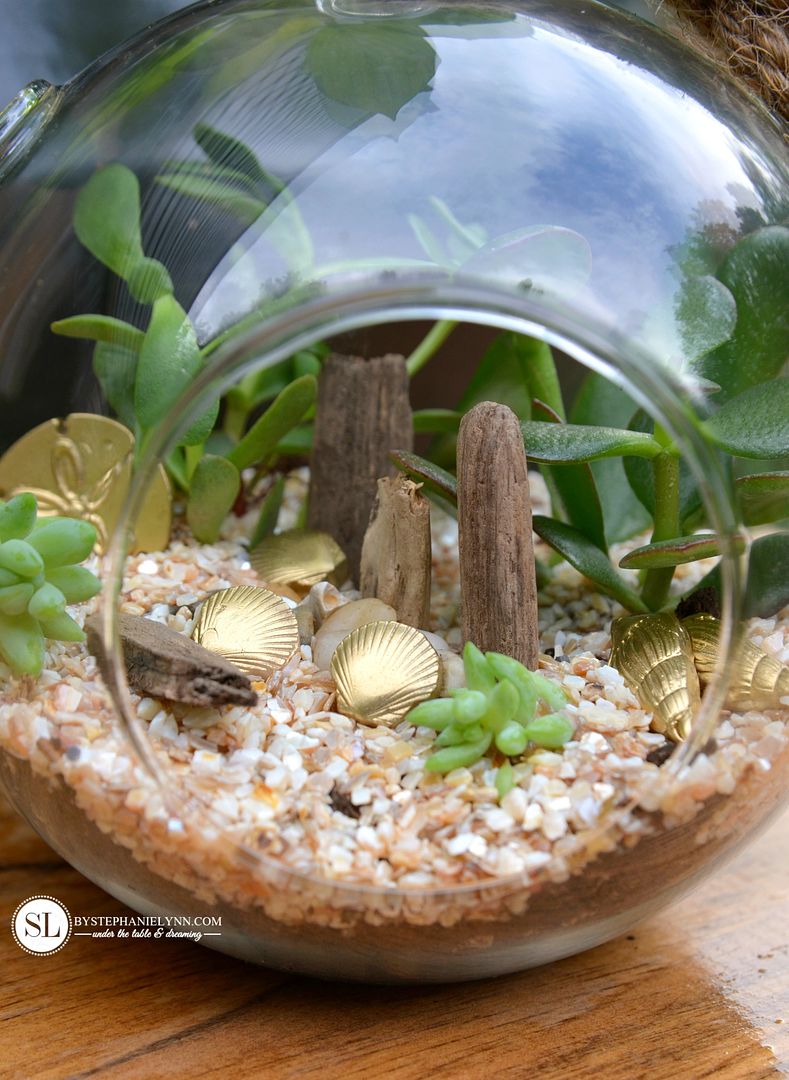 DIY Terrarium Shells Friendly Plastic #michaelsmakers 