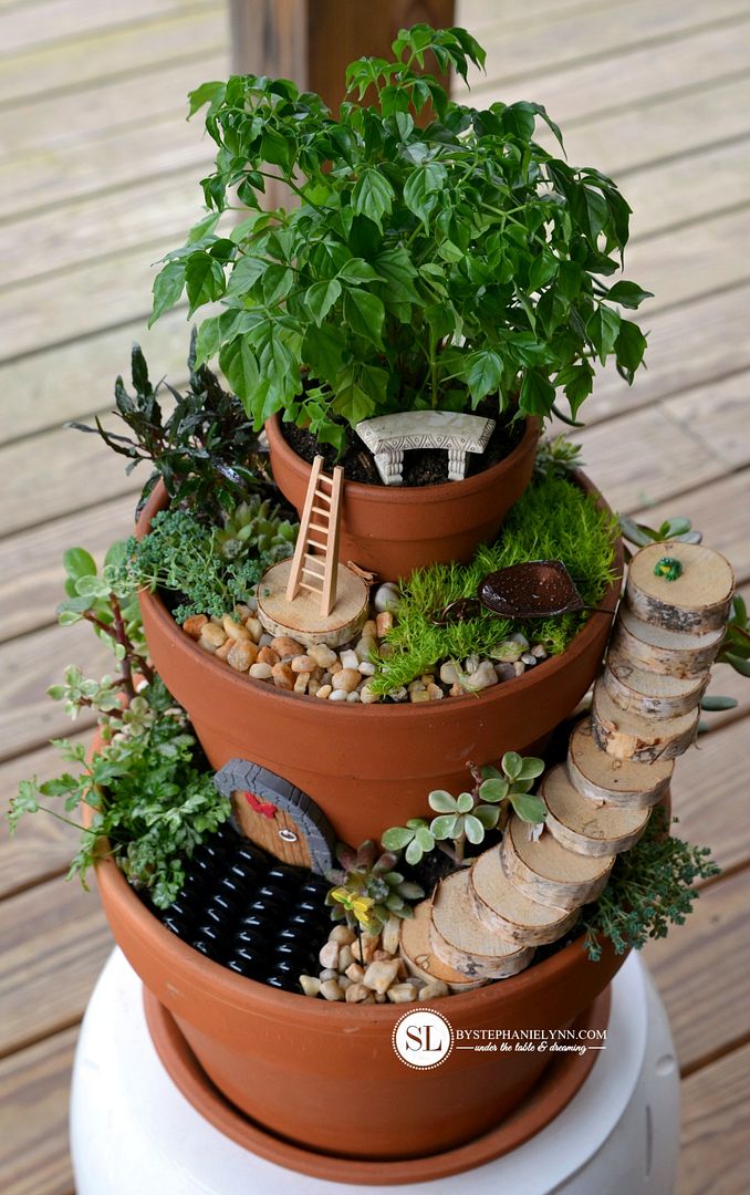 Flower Pot Miniature Fairy Gardens Bystephanielynn