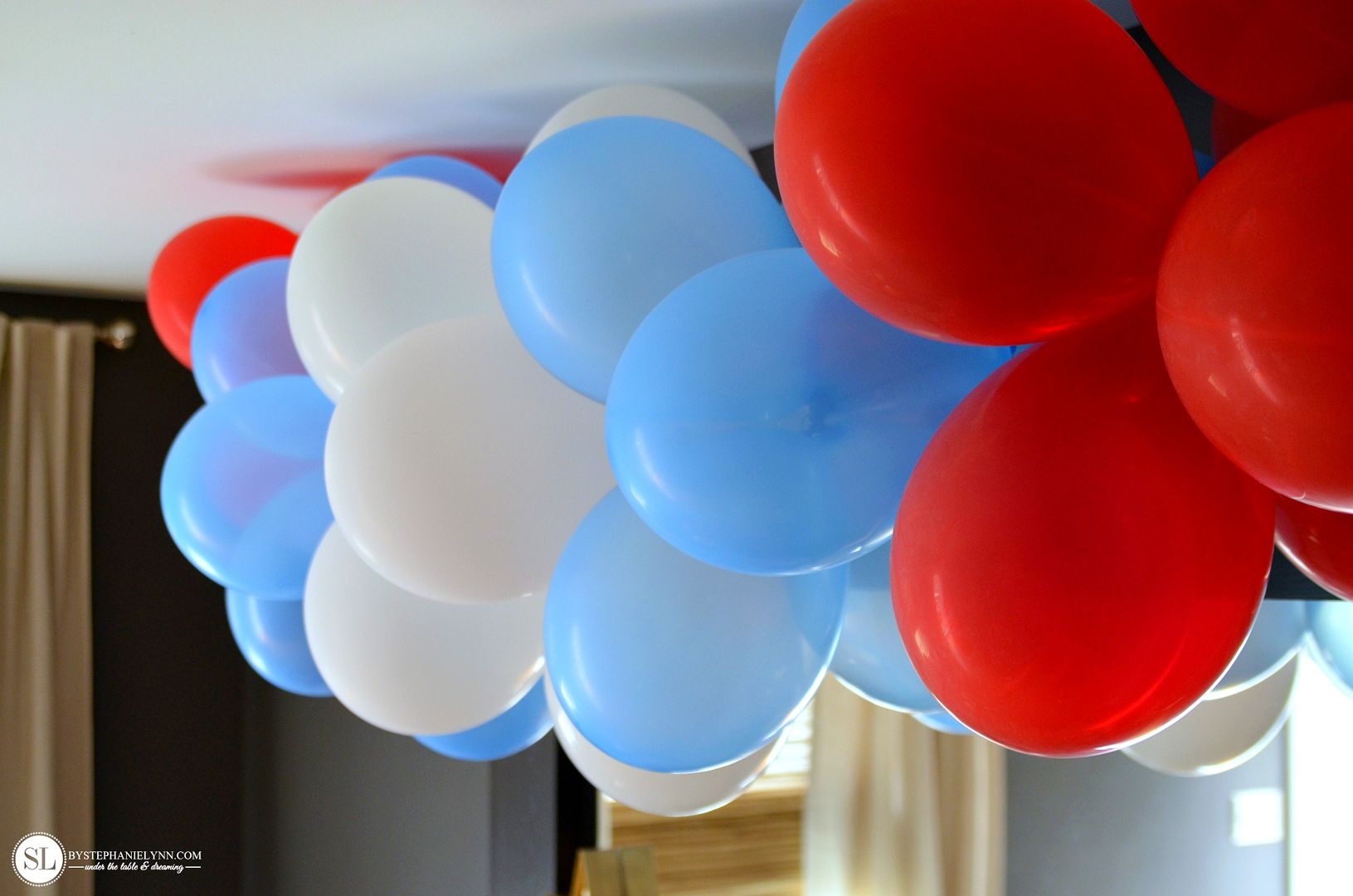 Fourth of July Balloon Garland #michaelsmakers