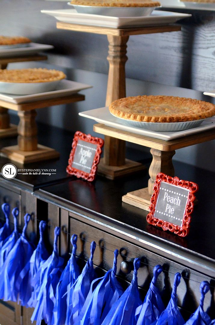 Fourth of July Pie Dessert Table #michaelsmakers