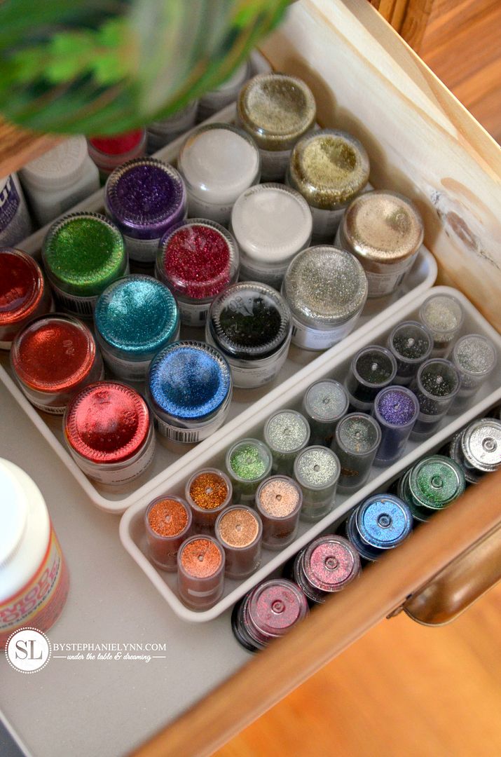 Craft Glitter Storage Ideas #michaelsmakers 