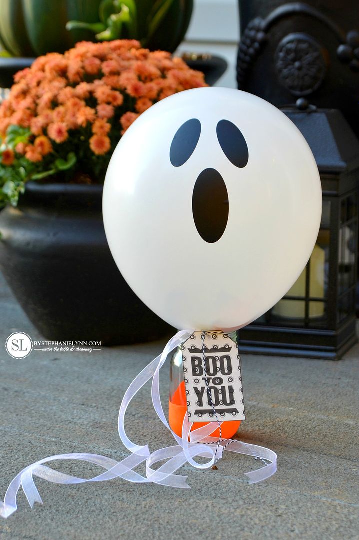 Halloween Boo Candy Treat Filled Ghost Balloons 