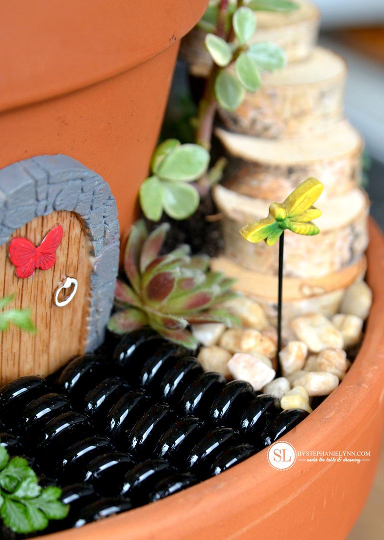 How to Make a Flower Pot Fairy Garden #michaelsmakers 