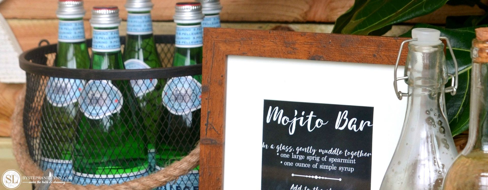 How to Set Up a Mojito Bar | Summer Entertaining #michaelsmakers 
