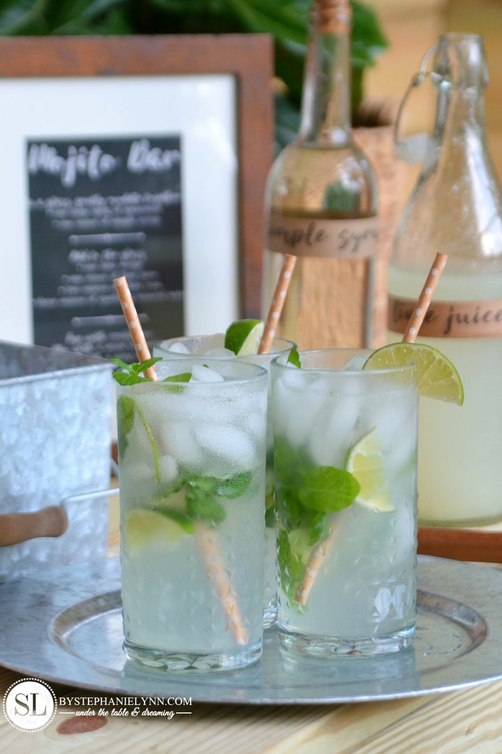 How to Set Up a Mojito Drink Party Bar #michaelsmakers 