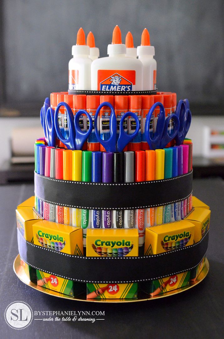 How to Make an Art School Supply Tower Cake Michaels #create2educate
