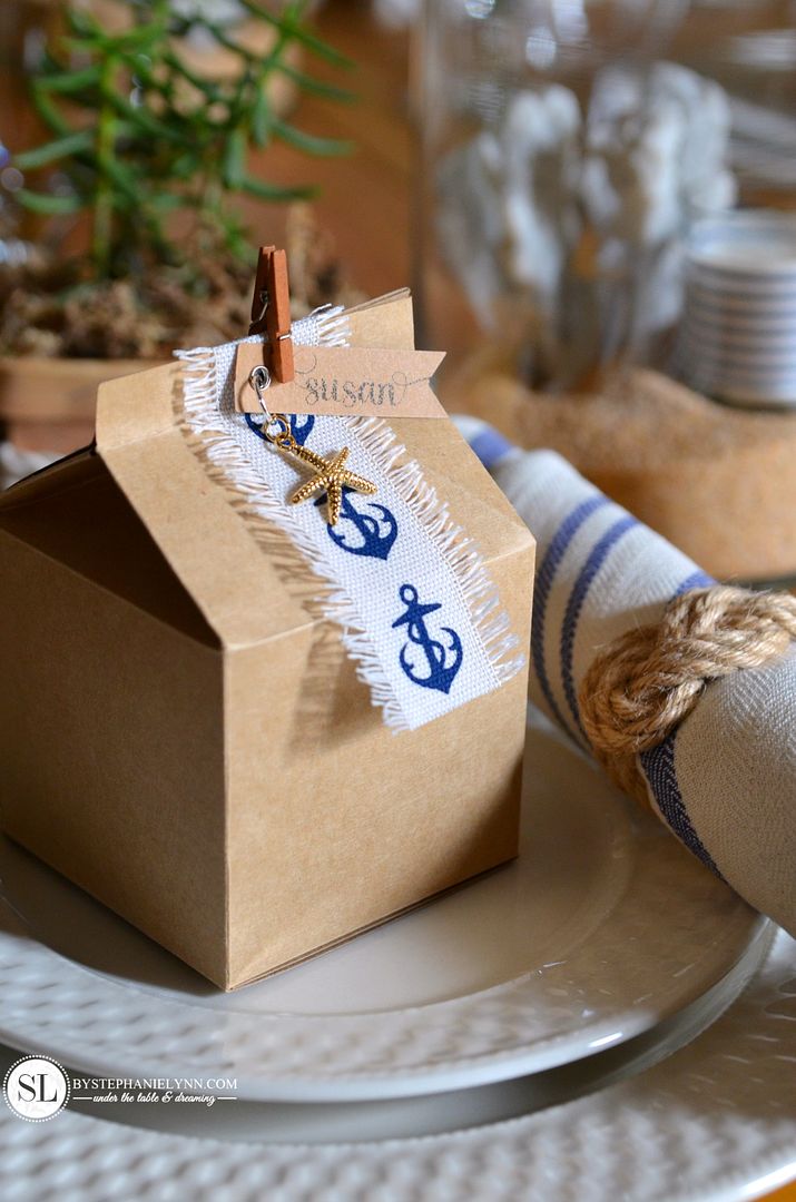 Nautical Themed Tablescape #michaelsmakers 