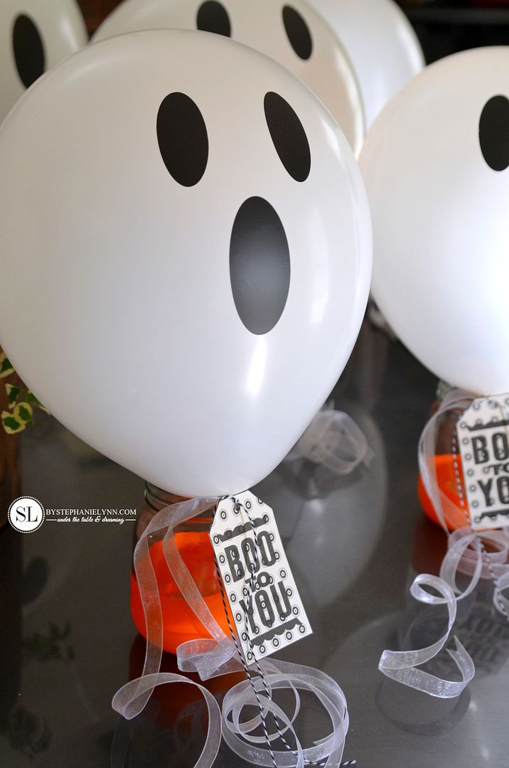 Neighbor Halloween Boo Treat Candy Filled Balloons 