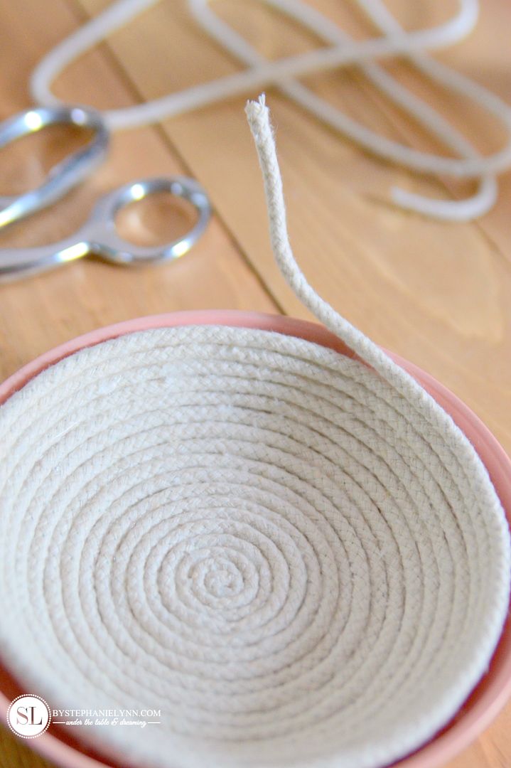 Coiled Rope Bowl #michaelsmakers