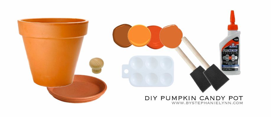 DIY Pumpkin Candy Pot #booitforward 