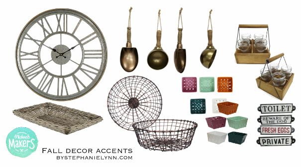 Fall Decor Accents at Michaels #michaelsmakers Fall Haul
