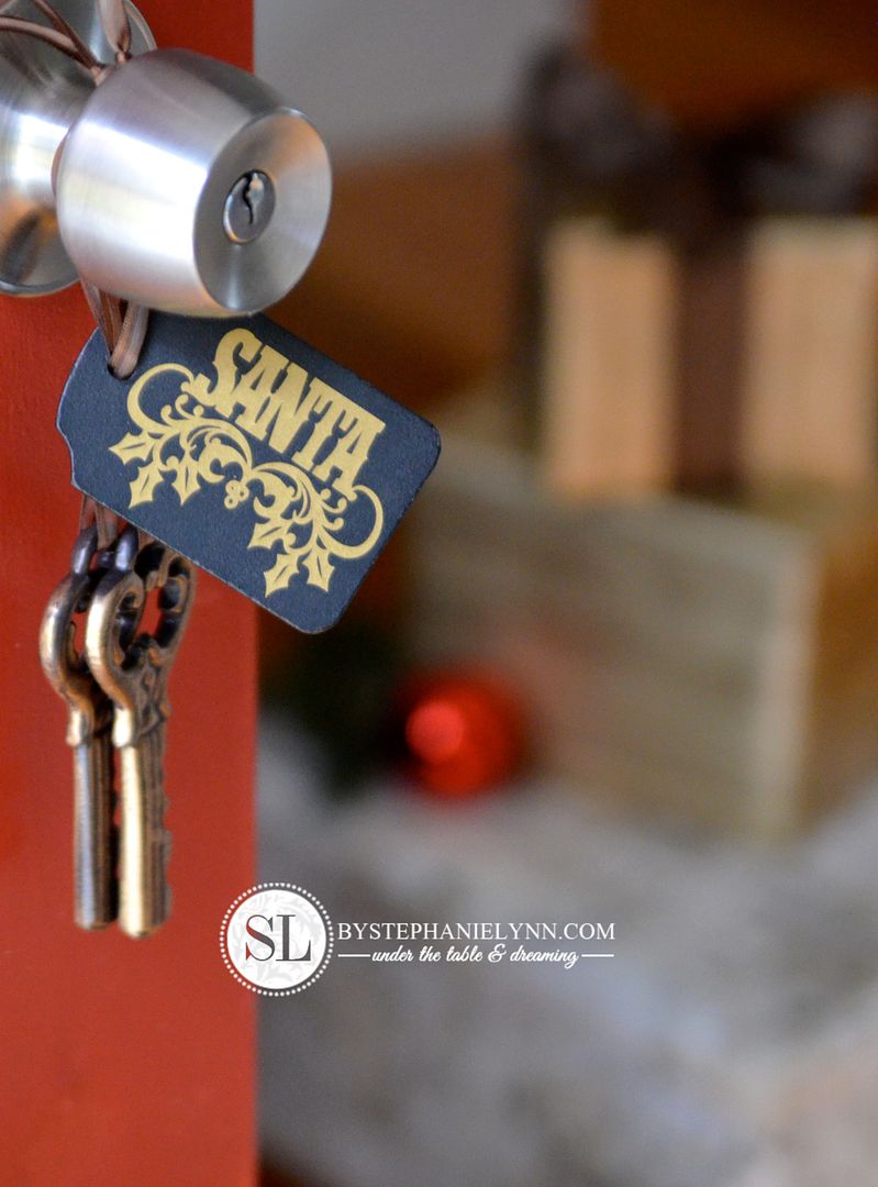 Magical Santa Keys | Christmas house keys for santa - bystephanielynn