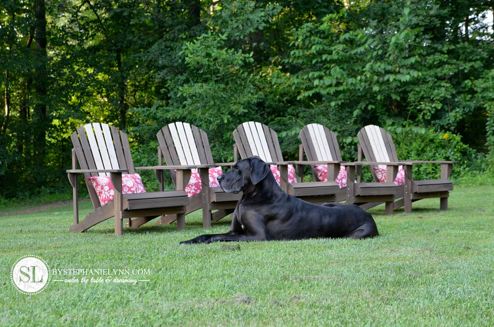 realcomfort adirondack chair, ergonomic, resin, bright