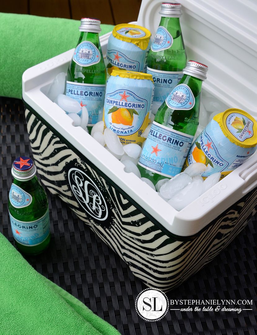 Fabric Covered Drink Cooler
